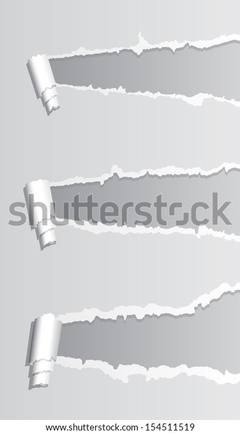 Ripped paper vector\
background.