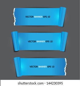 Ripped paper, vector illustration