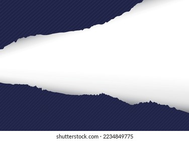 Ripped paper vector on transparent background