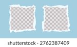 Ripped paper | Vector paper texture | Picture frame