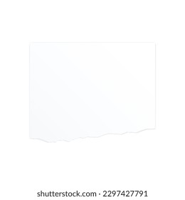 Ripped Piece of Paper Vector Illustration