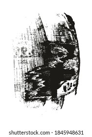 Rumpf und gedrehtes Papier, Hintergrund Grunge Punk Stil High-Detail abstrakter Vektorhintergrundsatz Set 