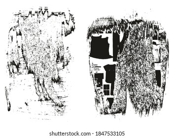 Ripped & Torn Paper Background Grunge Punk Style High Detail Abstract Vector Background Set 