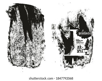 Ripped & Torn Paper Background Grunge Punk Style High Detail Abstract Vector Background Set 
