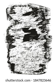 Rumpf und gedrehtes Papier, Hintergrund Grunge Punk Stil High-Detail abstrakter Vektorhintergrundsatz Set 