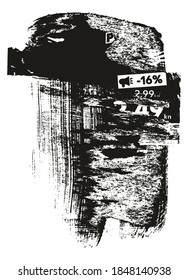 Ripped & Torn Paper Background Grunge Punk Style High Detail Abstract Vector Background Set 