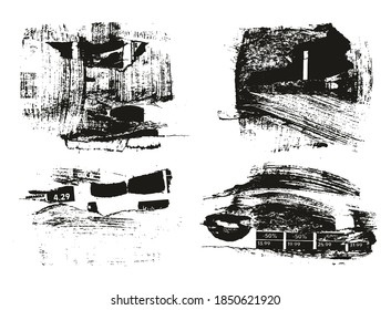 Ripped & Torn Paper Background Grunge Punk Style High Detail Abstract Vector Background Set 