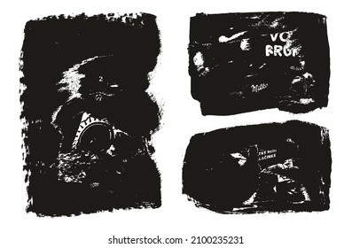 Ripped And Torn Paper Background Grunge Punk Style High Detail Abstract Vector Background Set 