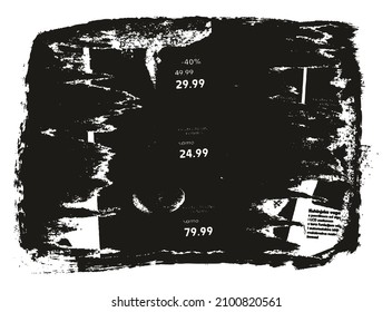 Ripped And Torn Paper Background Grunge Punk Style High Detail Abstract Vector Background Set 
