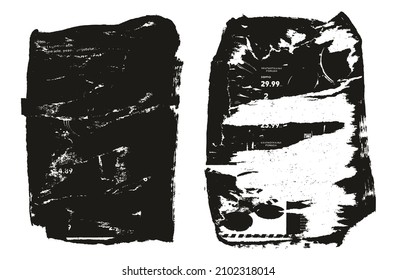 Fondo De Papel Desgarrado Y Desgarrado Estilo De Maletero De Alto Detalle Resumen Conjunto De Fondo Del Vector 