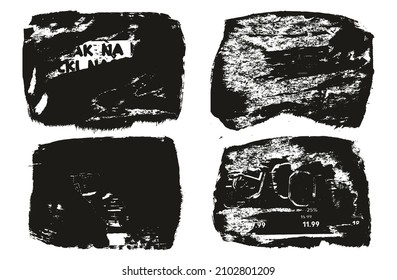 Ripped And Torn Paper Background Grunge Punk Style High Detail Abstract Vector Background Set 