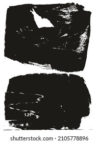 gekrapptes und gedrehtes Papier, Hintergrund Grunge Punk Stil High-Detail abstraktes Vektorhintergrundsatz Set 