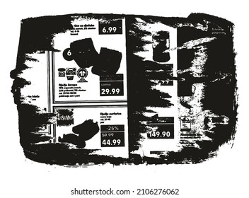 Ripped And Torn Paper Background Grunge Punk Style High Detail Abstract Vector Background Set 