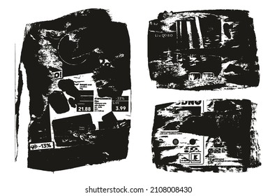 Fondo De Papel Desgarrado Y Desgarrado Estilo De Maletero De Alto Detalle Resumen Conjunto De Fondo Del Vector 