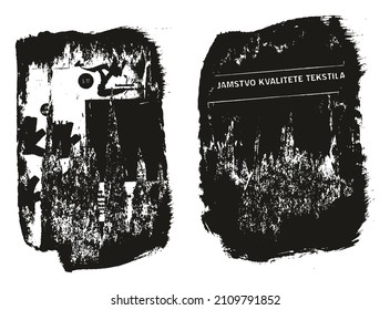 Ripped And Torn Paper Background Grunge Punk Style High Detail Abstract Vector Background Set 
