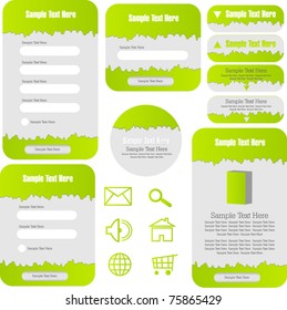 ripped web forms and buttons