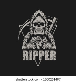 Ripper Style vector illustration for your company or brand