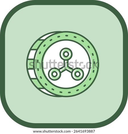 Rippie Line vector Icon Design