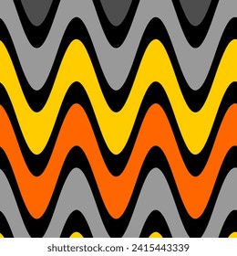 ripple abstrack background with combination grey black yellow orange