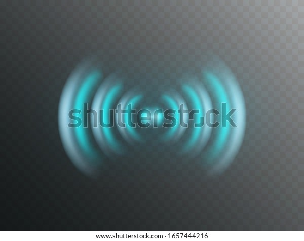 透明な背景にリプルアラームサイン ベクターペイン波のアイコン 青いサウンドインパクトエフェクトシンボルまたは波紋の水アイコンテンプレート のベクター画像素材 ロイヤリティフリー