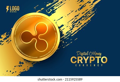 Fondo de moneda criptográfica rígida, intercambio digital de dinero de la tecnología Blockchain, minería de criptodivisa y finanzas