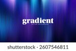 Ripple glass distortion background. Abstract fractal effect ribbed glass texture with vibrant gradients smooth fluted vertical lines. Reeded Bold dynamic design blending futuristic tones vector bg.