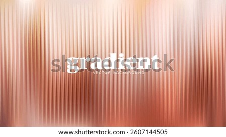 Ripple glass distortion background. Abstract fractal effect ribbed glass texture with vibrant gradients smooth fluted vertical lines. Reeded Bold dynamic design blending futuristic tones vector bg.