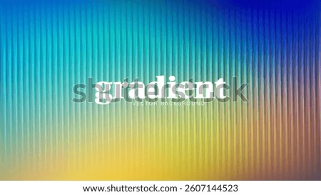 Ripple glass distortion background. Abstract fractal effect ribbed glass texture with vibrant gradients smooth fluted vertical lines. Reeded Bold dynamic design blending futuristic tones vector bg.
