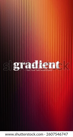 Ripple glass distortion background. Abstract fractal effect ribbed glass texture with vibrant gradients smooth fluted vertical lines. Reeded Bold dynamic design blending futuristic tones vector bg.