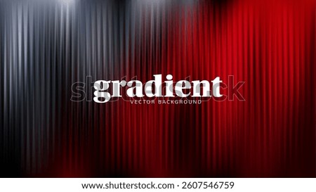 Ripple glass distortion background. Abstract fractal effect ribbed glass texture with vibrant gradients smooth fluted vertical lines. Reeded Bold dynamic design blending futuristic tones vector bg.