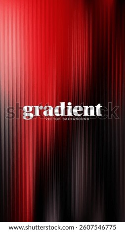 Ripple glass distortion background. Abstract fractal effect ribbed glass texture with vibrant gradients smooth fluted vertical lines. Reeded Bold dynamic design blending futuristic tones vector bg.