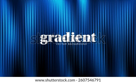 Ripple glass distortion background. Abstract fractal effect ribbed glass texture with vibrant gradients smooth fluted vertical lines. Reeded Bold dynamic design blending futuristic tones vector bg.