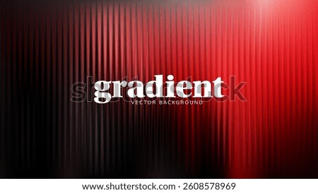 Ripple glass distortion background. Abstract fractal effect ribbed glass texture with vibrant gradients smooth fluted vertical lines. Reeded Bold dynamic design blending futuristic tones vector bg.