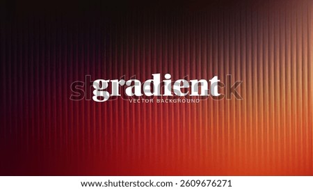 Ripple glass distortion background. Abstract fractal effect ribbed glass texture with vibrant gradients smooth fluted vertical lines. Reeded Bold dynamic design blending futuristic tones vector bg.