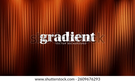 Ripple glass distortion background. Abstract fractal effect ribbed glass texture with vibrant gradients smooth fluted vertical lines. Reeded Bold dynamic design blending futuristic tones vector bg.