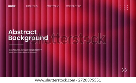 Ripple glass gradient background design in vector format. Mixed colors of light red, dark red, and maroon. Vertical lines concept with glass texture. Modern futuristic background. Minimalist for landing page, banner, poster.