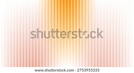 Ripple glass texture background, vertical ribbed gradient, soft blurred center. Modern abstract distortion surface, vector illustration