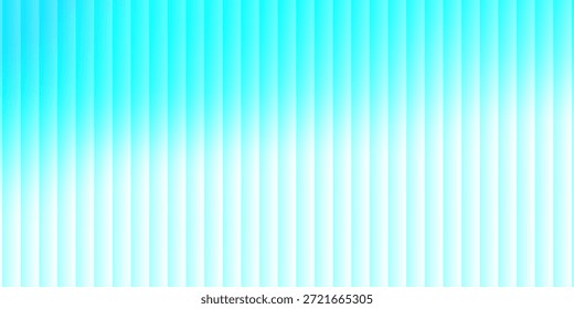 Fundo de vetor de vidro ondulado, sobreposição de textura de gradiente ondulado azul, luminoso através das linhas efeito para bandeiras, cartazes de arte ou design de pano de fundo, luz de banheiro janela borrada com nervuras ondulado BG

