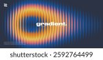 Ripple gradient background design. Modern ripple glass texture effect.