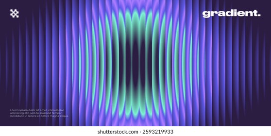 Ripple gradient background design. Modern ripple glass texture effect.