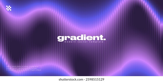 Ripple gradient background design. Modern ripple glass texture effect.