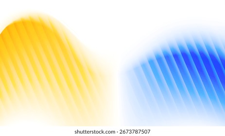 Ripple gradient background design. Modern distortion ripple glass texture effect. Abstract fractal effect ribbed glass texture with vibrant gradients smooth fluted vector bg.