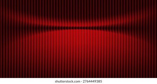 Ripple gradient background design. Modern distortion ripple glass texture effect. Abstract fractal effect ribbed glass texture with vibrant gradients smooth fluted vector bg.