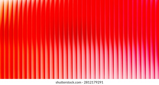 Ripple gradient background design. Modern distortion ripple glass texture effect. Abstract fractal effect ribbed glass texture with vibrant gradients smooth fluted vector bg.