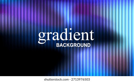 Ripple gradient glass background, vertical dark ribbed fractal texture in deep blue and violet cinematic distortion texture, modern cover template mockup