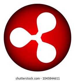 Ripple icon on white background. Vector illustration.