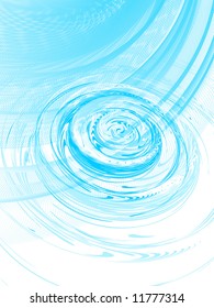 ripple on the water, vector without gradient