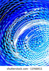 ripple on the water, vector without gradient