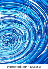 ripple on the water, vector without gradient