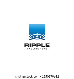 Ripple Square Logo Design Idea